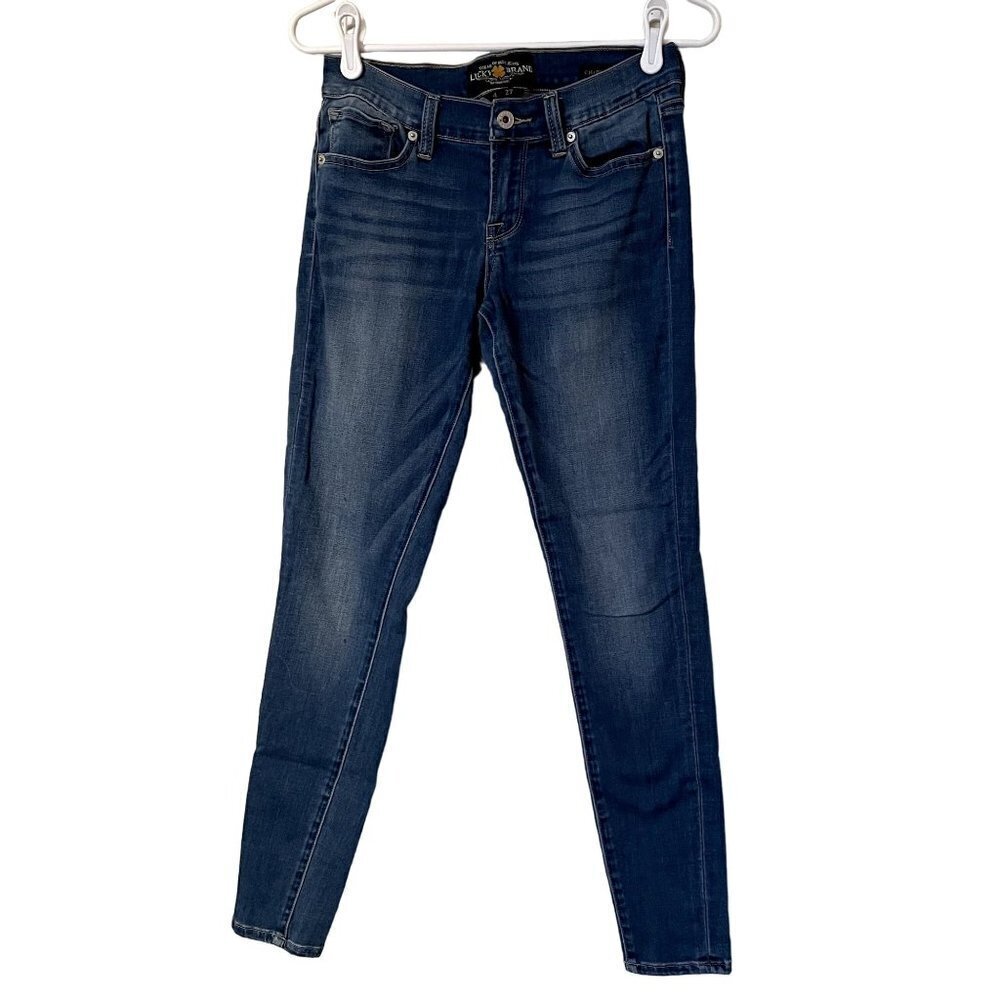 Lucky Brand Charlie Legging Jeans 4/27 Blue Women Medium Wash Stretch Denim
